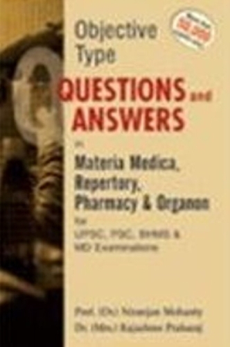 Objective Type Question and Answer in Materia Medica Repertory Pharmacy & Organon for UPSC, PSC, BHMS & MD Exams (Paperback)