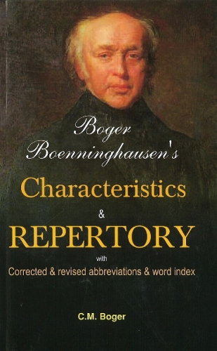 Boger Boenninghausen's Characteristics & Repertory (Paperback)