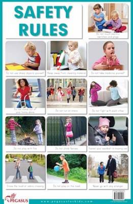 Safety Rules Educational Chart (Poster)