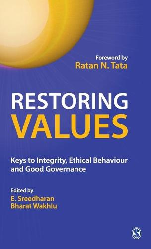 Restoring Values By E Sreedharan Bharat Wakhlu Waterstones