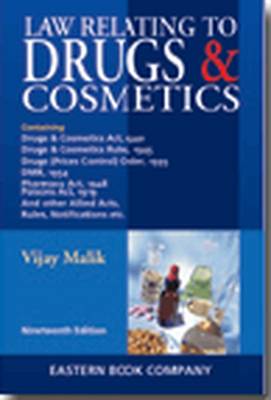 Law Relating to Drugs and Cosmetics (Hardback)
