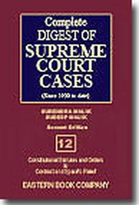 Complete Digest of Supreme Court Cases: Since 1950 to Date v. 12 (Hardback)