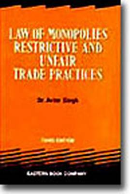 Law of Monopolies, Restrictive and Unfair Trade Practices (Paperback)
