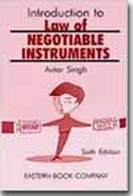 Introduction to Law of Negotiable Instruments (Paperback)