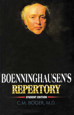 Boeninghausen's Characteristic Matera Medica and Repertory (Hardback)