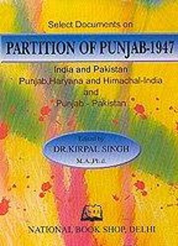 Select Documents on the Partition of the Punjab 1947 (Hardback)