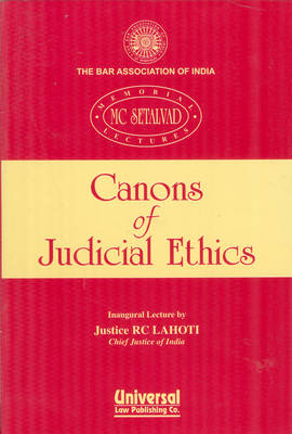 Cannon's of Judicial Ethics (Paperback)