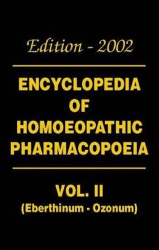 Encyclopaedia of Homoeopathic Pharmacopoeia (Hardback)