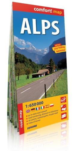 Alps 2014 (Sheet map, folded)