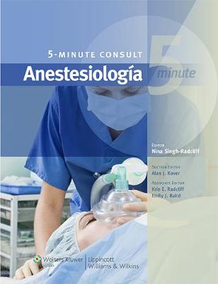 5 minute consult. Anestesiologia - The 5-Minute Consult Series (Hardback)