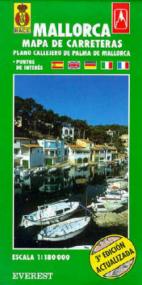 Provinical Map of Mallorca with a Plan of Palma De Mallorca (Paperback)