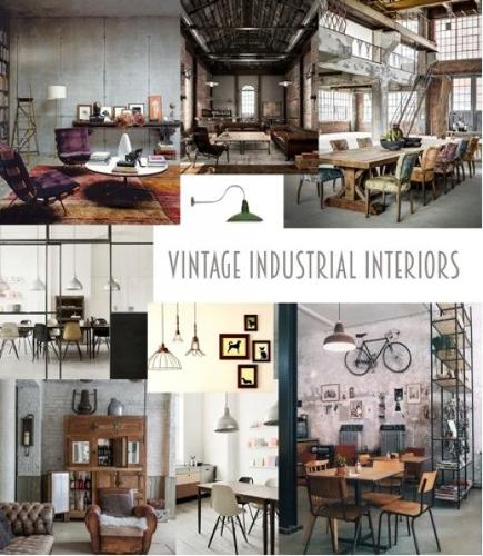 Vintage Industrial Interiors (Hardback)