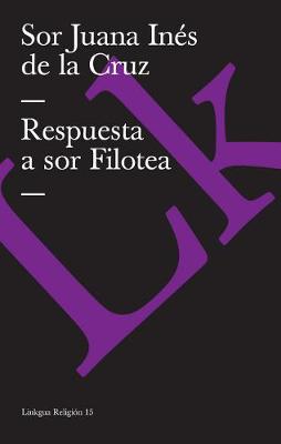 Respuesta a sor Filotea - Religion (Paperback)