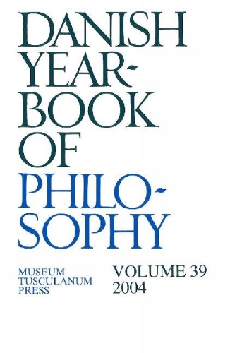 Danish Yearbook of Philosophy: Volume 39 (Paperback)