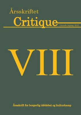 Arsskriftet Critique VIII (Paperback)