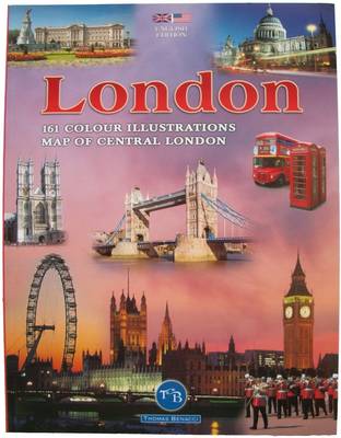 London: 161 Colour Illustrations and Map of London (Paperback)