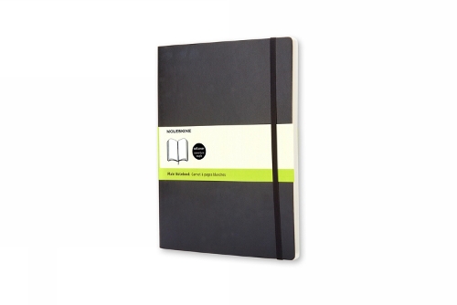 Moleskine Soft Extra Large Plain Notebook Black by Moleskine | Waterstones