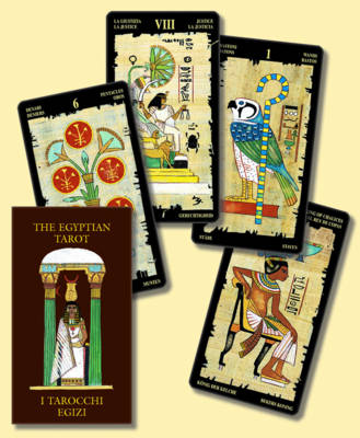 Egyptian Tarot Miniature Deck (Paperback)