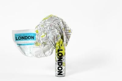 London Crumpled City Map - Crumpled City Maps (Sheet map)