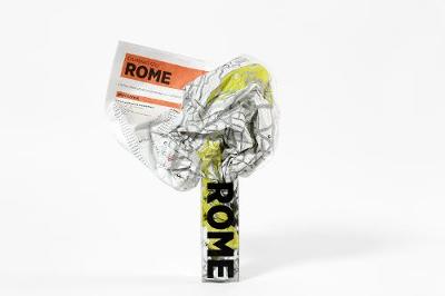 Rome Crumpled City Map - Crumpled City Maps (Sheet map)