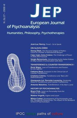European Journal of Psychoanalysis 26/27 (Paperback)