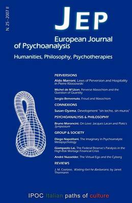 JEP European Journal of Psychoanalysis 25 (Paperback)