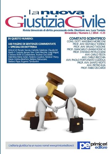 La Nuova Giustizia Civile (01/2014) (Paperback)