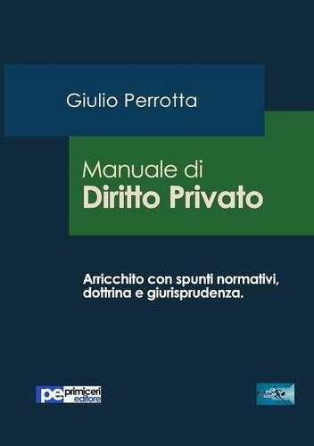 Manuale Di Diritto Privato (Paperback)