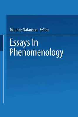 Essays in Phenomenology (Paperback)
