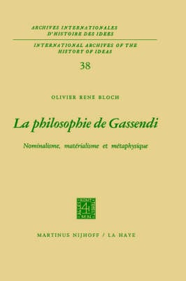 Temporary Title 19991103: Nominalisme, MatÉRialisme Et mÉTaphysique - Archives Internationales D'histoire Des Idees./International Archives of the History of Ideas 38 (Hardback)