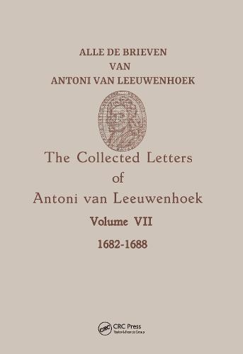 Collected Letters Van Leeuwenhoek, Volume 7 (Paperback)