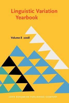 Linguistic Variation Yearbook 2008 - Linguistic Variation Yearbook 8 (Paperback)