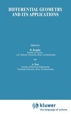 Differential Geometry and its Applications - Mathematics and its Applications 27 (Hardback)