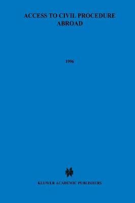 Access to Civil Procedure Abroad (Paperback)