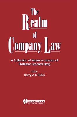 The Realm of Company Law: A Collection of Papers in Honour of Professor Leonard Sealy (Hardback)