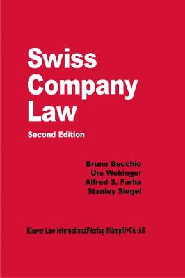 Swiss Company Law - Comparative Law Yearbook Series 18 (Hardback)