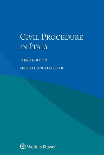 Civil Procedure in Italy (Paperback)
