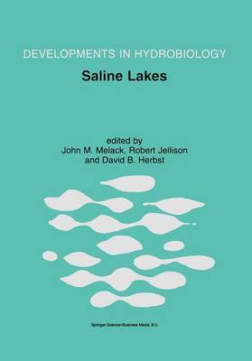 Saline Lakes: Publications from the 7th International Conference on Salt Lakes, held in Death Valley National Park, California, U.S.A., September 1999 - Developments in Hydrobiology 162 (Paperback)