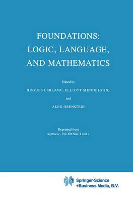 Foundations: Logic, Language, and Mathematics (Paperback)