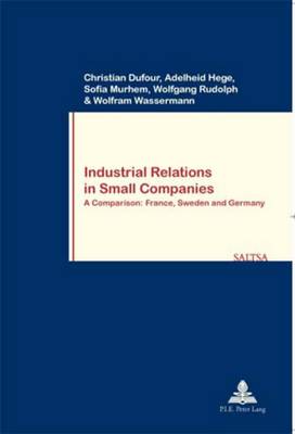 Industrial Relations in Small Companies: A Comparison: France, Sweden and Germany - Travail & Societe/Work & Society 56 (Paperback)