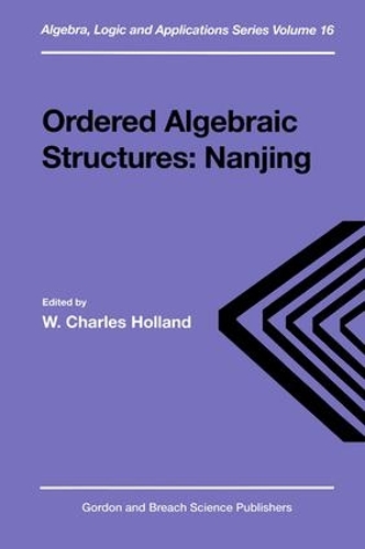 Ordered Algebraic Structures (Hardback)