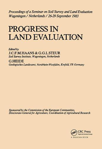Progress in Land Evaluation (Hardback)