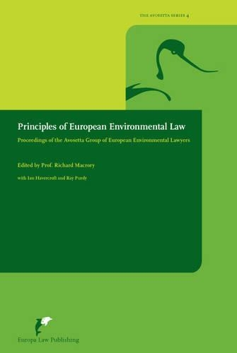 Principles of European Environmental Law (Paperback)