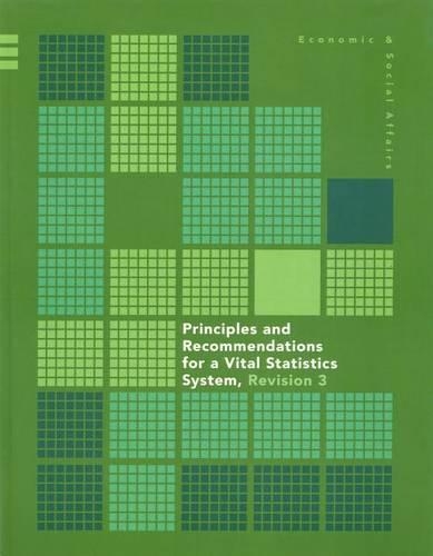Principles and recommendations for a vital statistics system (Paperback)
