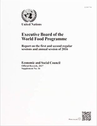 Executive Board of the World Food Programme by World Food Programme ...