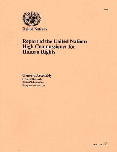 Report of the United Nations High Commissioner for Human Rights by ...