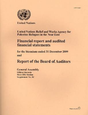 Financial Report and Audited Financial Statements and Report of the Board of Auditors: United Nations Development Programme, for the Biennium Ended 31 December 2009 (Paperback)