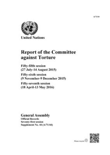 Report of the Committee Against Torture by United Nations Office of the ...