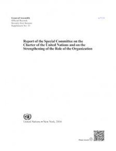 Report of the Special Committee on the Charter of the United Nations ...
