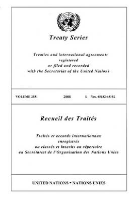 Treaty Series: Volume 2531 (Paperback)